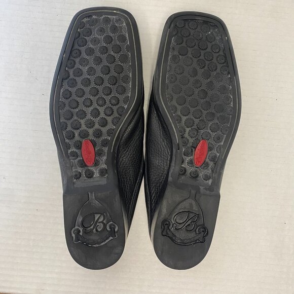 Brighton Lisa Black Leather Slip On Mule Size 8 Narrow - Picture 8 of 10